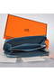 Hermes Evelyn Long Wallet Zip Purse A808 Blue  Replica
