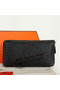 Hermes Evelyn Long Zip Wallet A808 Black  Replica