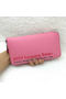 Hermes Evelyn Long Zip Wallet Litchi A808 Pink  Replica