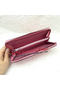 Hermes Evelyn Long Zip Wallet Litchi A808 Pink  Replica