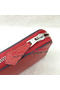 Hermes Evelyn Long Zip Wallet Litchi A808 Red  Replica