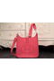 Hermes Evelyne 28cm Messenger Bag Original Leather H1188 Dark Pink  Replica