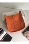 Hermes Evelyne 30cm Messenger Bag E3301 Orange  Replica