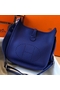 Hermes Evelyne III 29 PM Bag In Blue Electric Clemence Leather  Replica