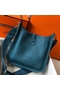 Hermes Evelyne III 29 PM Bag In Blue Jean Clemence Leather  Replica