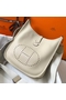 Hermes Evelyne III 29 PM Bag In Craie Clemence Leather  Replica