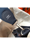 Hermes Evelyne III 29 PM Bag In Dark Blue Clemence Leather  Replica