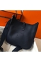 Hermes Evelyne III 29 PM Bag In Dark Blue Clemence Leather  Replica