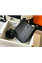 Hermes Evelyne III TPM Bag In Black Clemence Leather  Replica