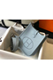 Hermes Evelyne III TPM Bag In Blue Lin Clemence Leather  Replica
