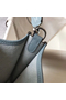 Hermes Evelyne III TPM Bag In Blue Lin Clemence Leather  Replica