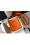 Hermes Evelyne III TPM Bag In Orange Clemence Leather  Replica