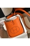 Hermes Evelyne III TPM Bag In Orange Clemence Leather  Replica