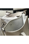 Hermes Evelyne III TPM Bag In Pearl Grey Clemence Leather  Replica