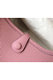 Hermes Evelyne III TPM Bag In Pink Clemence Leather  Replica