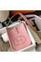 Hermes Evelyne III TPM Bag In Pink Clemence Leather  Replica