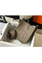 Hermes Evelyne III TPM Bag In Taupe Clemence Leather  Replica