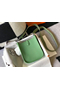 Hermes Evelyne III TPM Bag In Vert Criquet Clemence Leather  Replica