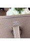 Hermes Evelyne mini 17cm Messenger Bag Original Calf Leather H1187 Light grey  Replica