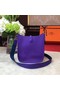 Hermes Evelyne mini 17cm Messenger Bag Original Calf Leather H1187 purple  Replica
