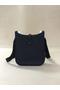 Hermes Evelyne mini 17cm Original Calf Leather Messenger Bag H1187 Black  Replica