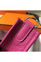 Hermes Evelyne mini 17cm Original Calf Leather Messenger Bag H1187 rose  Replica