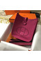 Hermes Evelyne mini 17cm Original Calf Leather Messenger Bag H1187 rose  Replica
