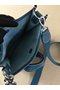 Hermes Evelyne original togo leather mini Shoulder Bag H15698 blue  Replica