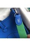 Hermes Evelyne original togo leather mini Shoulder Bag H15698 blue  Replica