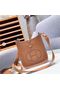 Hermes Evelyne original togo leather mini Shoulder Bag H15698 Brown  Replica