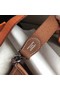 Hermes Evelyne original togo leather mini Shoulder Bag H15698 Camel  Replica