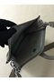 Hermes Evelyne original togo leather mini Shoulder Bag H15698 dark grey  Replica