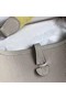Hermes Evelyne original togo leather mini Shoulder Bag H15698 light gray  Replica
