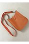 Hermes Evelyne original togo leather mini Shoulder Bag H15698 orange  Replica
