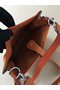 Hermes Evelyne original togo leather mini Shoulder Bag H15698 orange  Replica