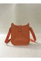 Hermes Evelyne original togo leather mini Shoulder Bag H15698 orange  Replica