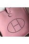 Hermes Evelyne original togo leather mini Shoulder Bag H15698 pink  Replica