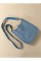 Hermes Evelyne original togo leather mini Shoulder Bag H15698 sky blue  Replica