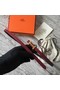 Hermes Focus belt buckle & Reversible leather strap 13 mm H20815 fuchsia  Replica