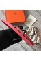 Hermes Focus belt buckle & Reversible leather strap 13 mm H20815 rose  Replica