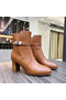 Hermes Frenchie 50mm Ankle Boots In Brown Calfskin  Replica