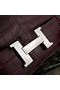 Hermes Fuchsia Constance MM 24cm Crocodile Bag  Replica