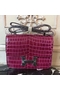 Hermes Fuchsia Constance MM 24cm Crocodile Bag  Replica