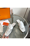 Hermes Galerie Sandals In White Calfskin  Replica