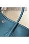 Hermes Garden Party 30 Bag In Blue Jean Taurillon Leather  Replica