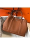 Hermes Garden Party 30 Bag In Gold Taurillon Leather  Replica