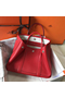 Hermes Garden Party 30 Bag In Red Taurillon Leather  Replica