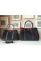Hermes Garden Party 30CM Bag Canvas Leather H11S Black  Replica