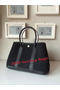 Hermes Garden Party 30CM Bag Canvas Leather H11S Black  Replica