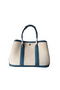 Hermes Garden Party 30CM Bag Canvas Leather H11S Blue  Replica